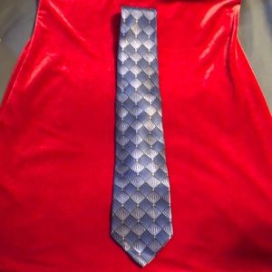 Cambridge Classics 100% blue silk tie